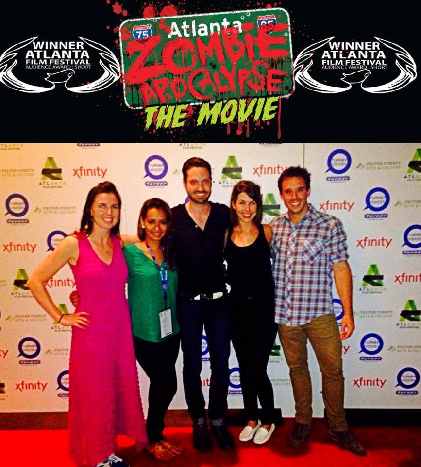 Showing of Atlanta Zombie Apocalypse with the rest of the cast!