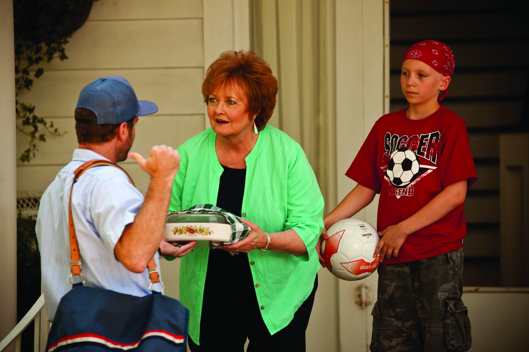 Still of Jeffrey Johnson and Tanner Maguire in Letters to God (2010)