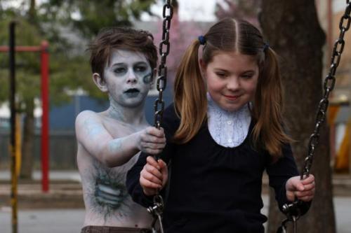 Dawson Dunbar as Dead Boy and Sierra Pitkin as Lola in 'Dead Friends' Crazy8s winning film 2011