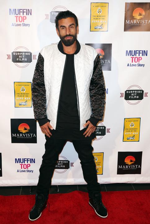Robert Paul Taylor arrives at the Muffin Top: A Love Story Premiere at LA LIVE on Tuesday, Nov. 4, 2014 in Los Angeles, California.