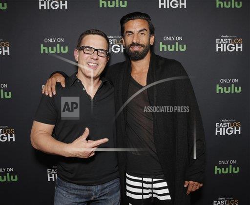 Carlos Portugal and Robert Paul Taylor attend Hulu's East Los High Season 2 Premiere at Landmark Theater on Wednesday July, 9 2014, in Los Angeles