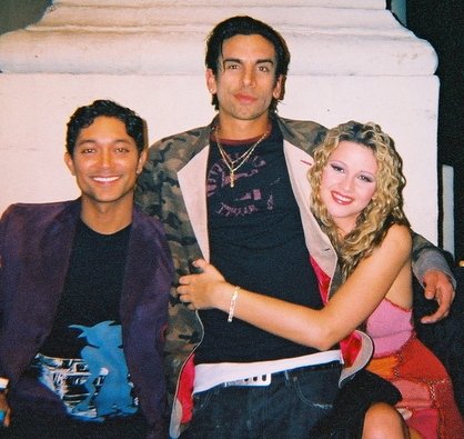 Marc Cassabani, Robert Paul Taylor and Sofia Sokolov on set of Without A Trace (2005)