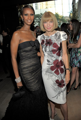 Iman and Anna Wintour