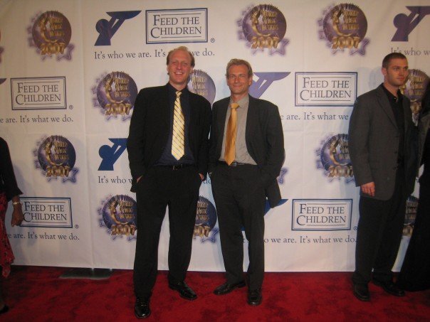 Fortune Films' Ernst-August Schnieder & Caspar von Winterfeldt at the 2007 World Magic Awards.