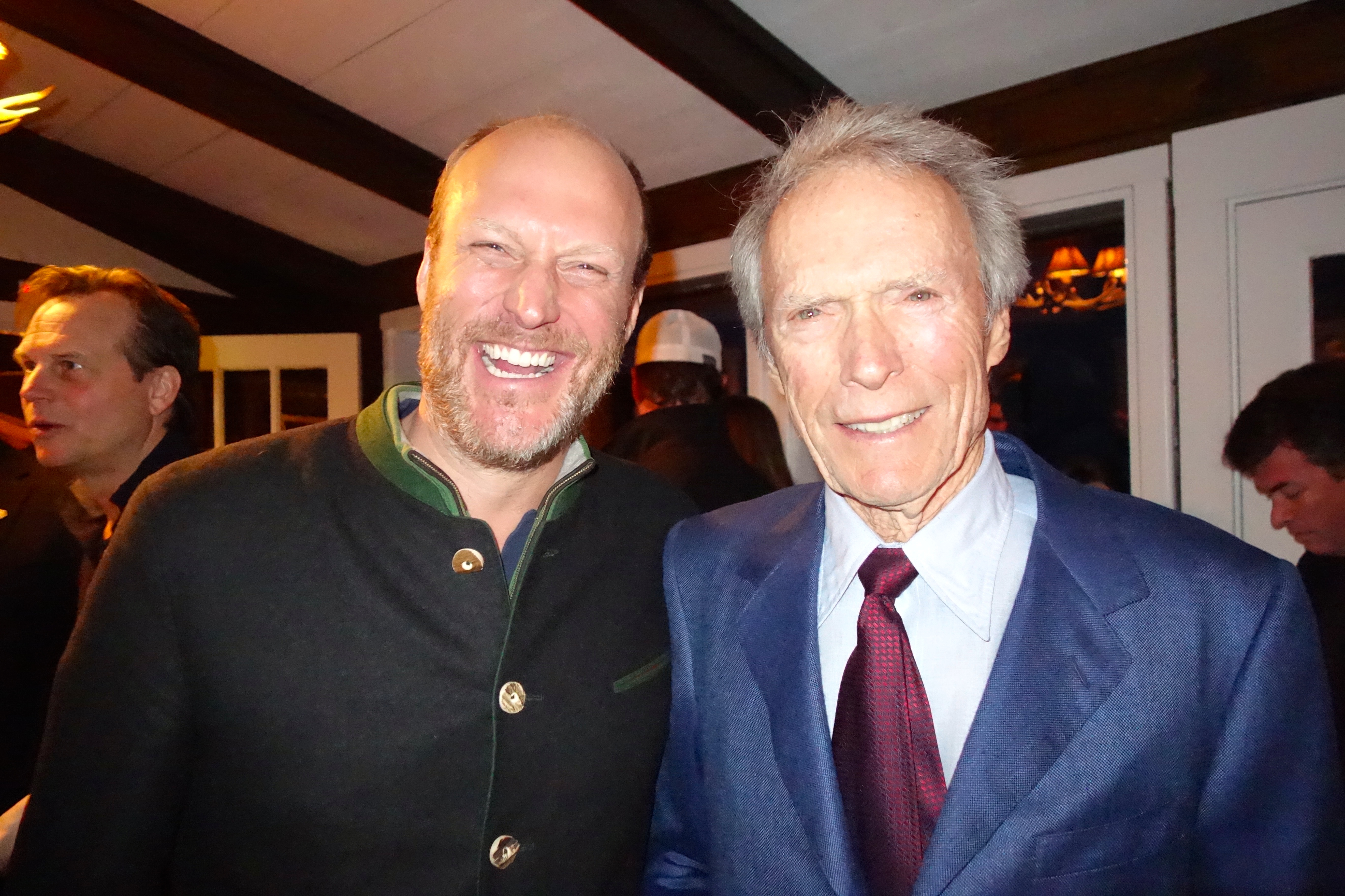 Caspar von Winterfeldt & Mr. Clint Eastwood at the Sun Valley Film Festival in honor of his Lifetime Vision Achievement Award
