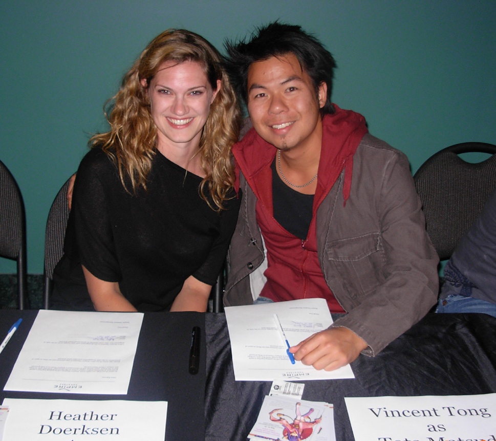 Death Note autograph signing, with Vincent Tong