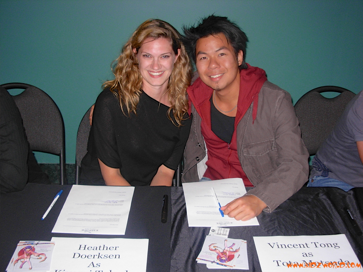 Heather Doerksen & Vincent Tong at Death Note autograph signing