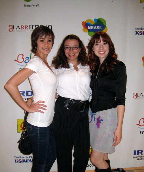 Gabrielle Eubank, Julia Camara & Rachel Grate at Event of Never Odd