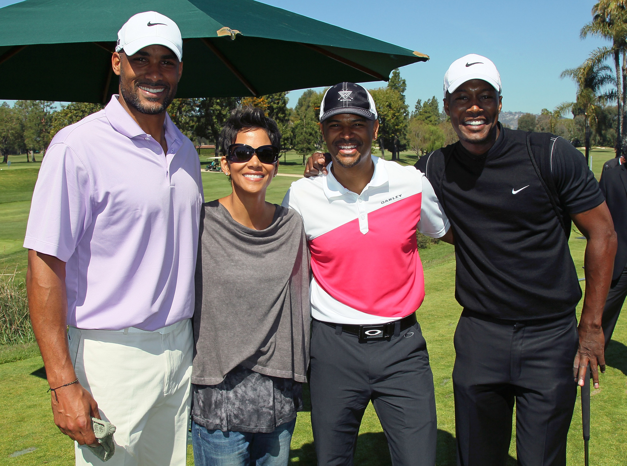 Halle Berry, Flex Alexander, Boris Kodjoe and Dondre Whitfield