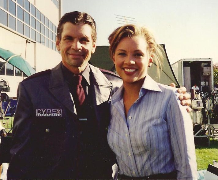 The lovely Vanessa Williams and myself on the set of 