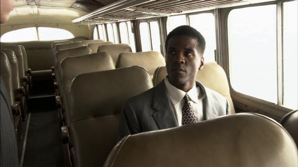 Production still from the set of 'Strides, The Jesse Owens Story