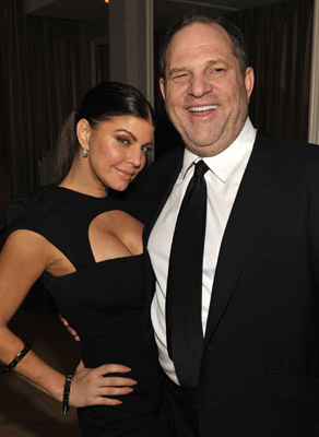 Fergie and Harvey Weinstein at event of Nine (2009)