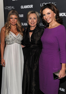 Fergie, Mary Steenburgen and Hillary Clinton