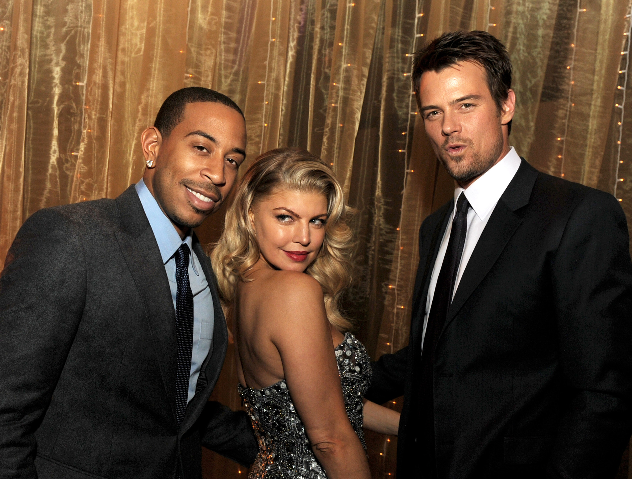 Fergie, Josh Duhamel and Ludacris at event of Naujieji metai Niujorke (2011)