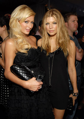Fergie and Paris Hilton