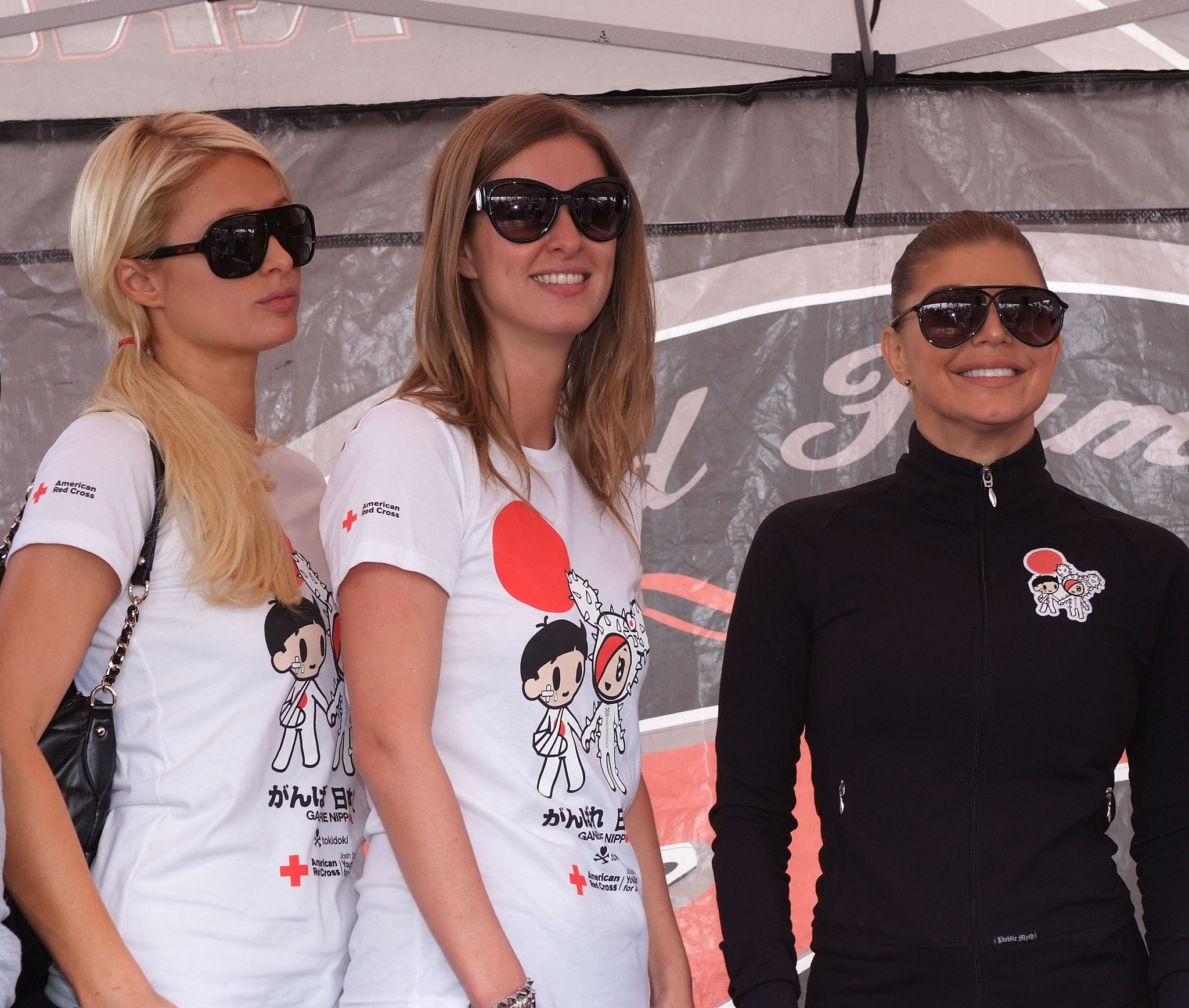 Fergie, Nicky Hilton and Paris Hilton
