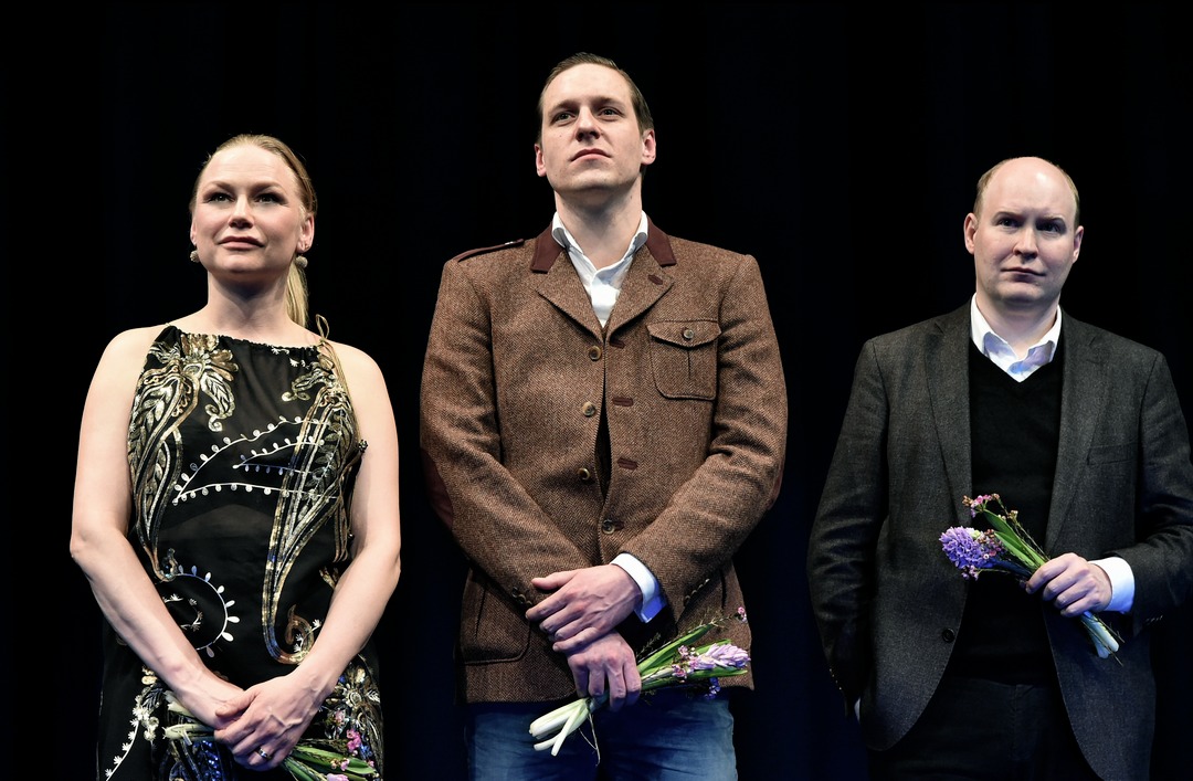 Malin Levanon, Jakob Öhrman and Henrik Dorsin. Berlin Film Festival 2015.