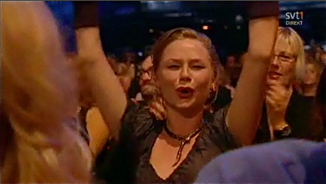 Malin Levanon live at Swedish TV Award 2009. Nominated in the category best humour.
