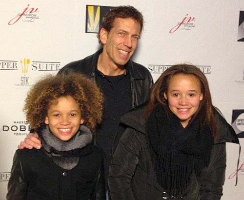 With Armani Jackson and Talia Jackson, Sundance 2014.
