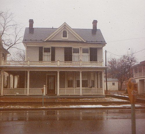 The house where I grew up, 147 N. Main Street, Woodstock, Va. -- across the street from the movie theater, where you would find me every Friday night. No wonder I ended up in this business!