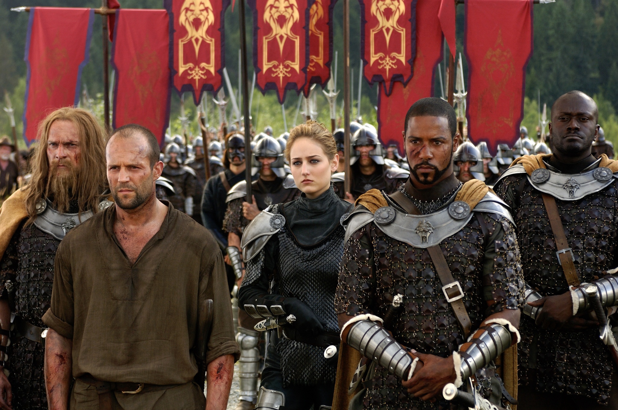 Still of Leelee Sobieski, Jason Statham, Ron Selmour and Brian White in In the Name of the King: A Dungeon Siege Tale (2007)