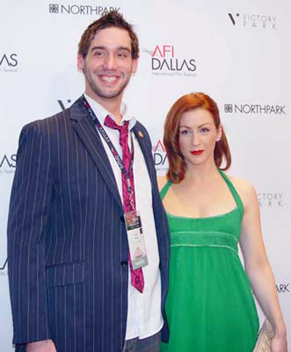 Justin D. Hilliard and Arianne Martin on the Red Carpet at AFI-Dallas