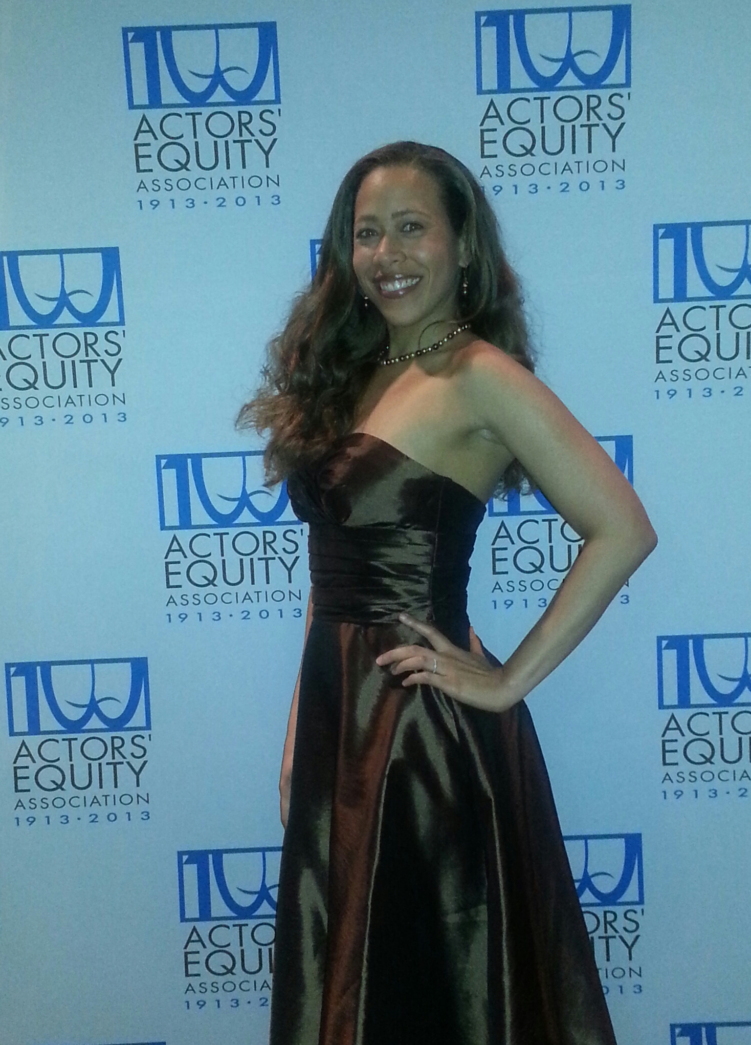 At the Actors Equity Gala to celebrate the union's centennial