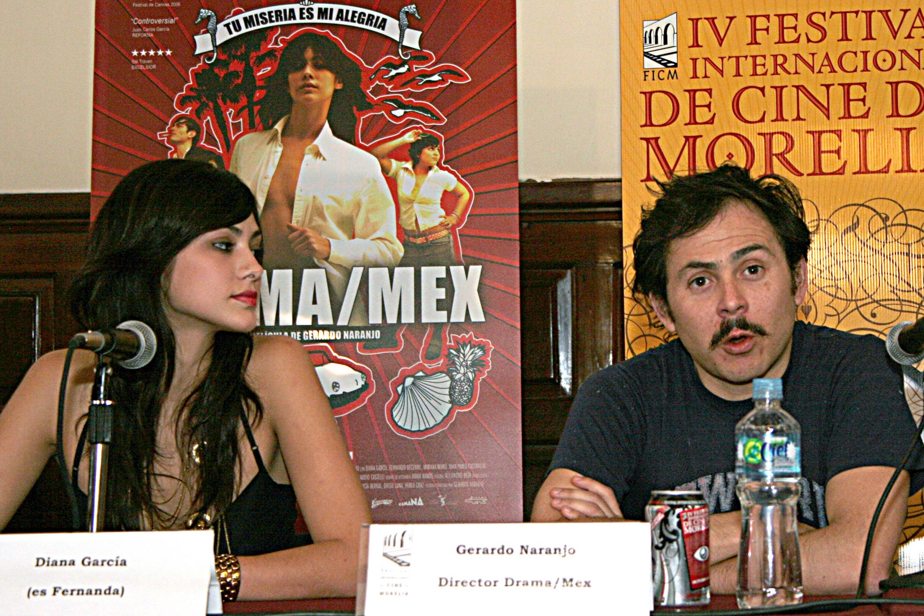 Festival de Cine Morelia. Gerardo Naranjo y Diana Garcia