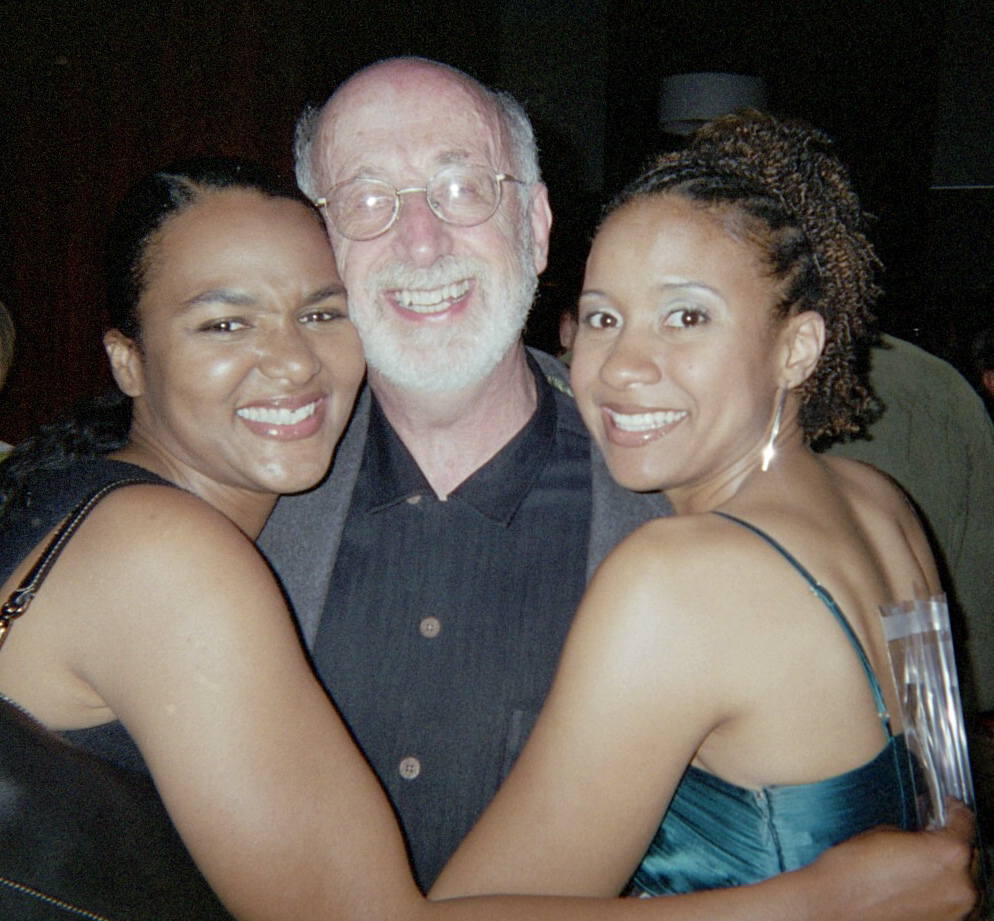 Yoli Mapp with Cinematographer- Stephen Goldblatt and Tracie Thoms at RENT wrap party.