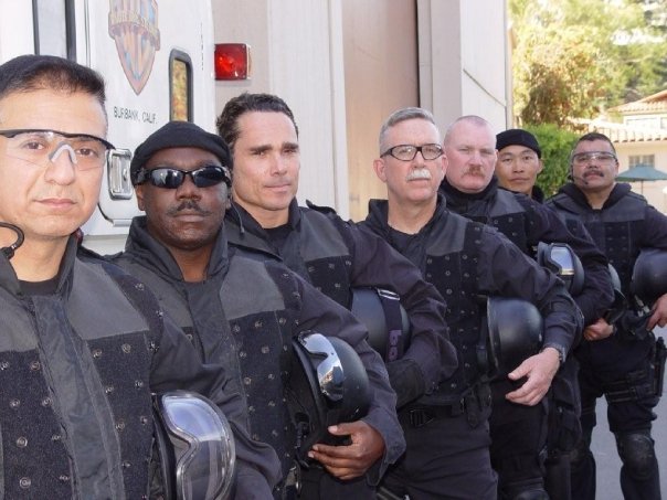 SWAT4HIRE Tactical team on set of NBC's 