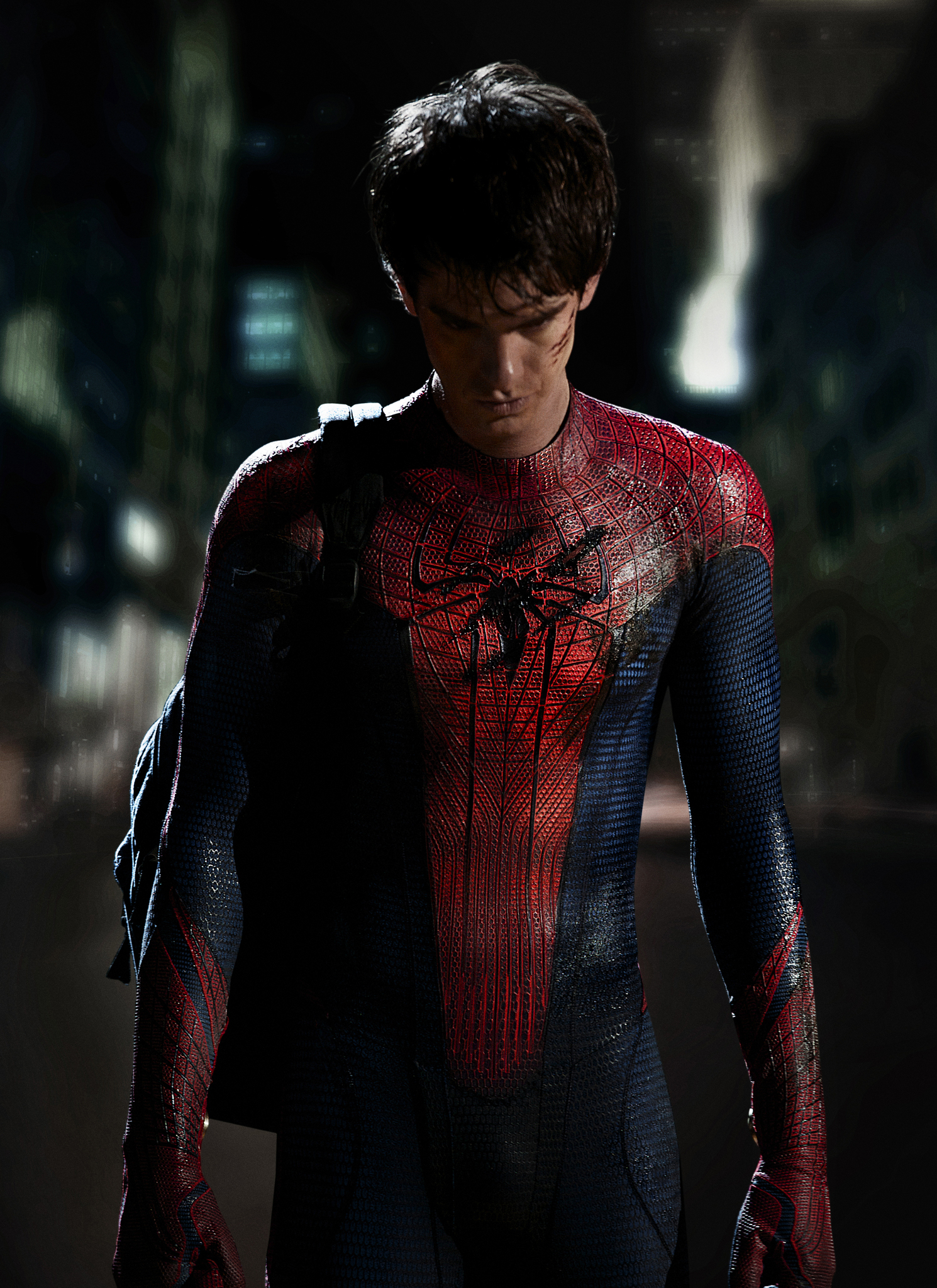 Columbia Pictures releases the first image of Andrew Garfield as Spider-Man