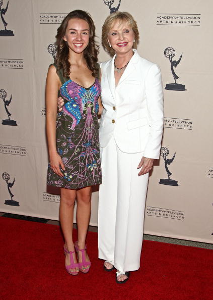 Lexi @ pre-emmy party with Florence Henderson