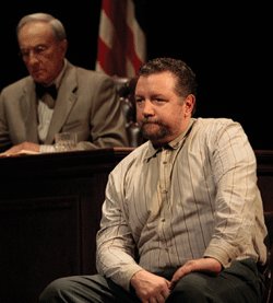 Mike Boland as Bob Ewell in the Hartford Stage production of 