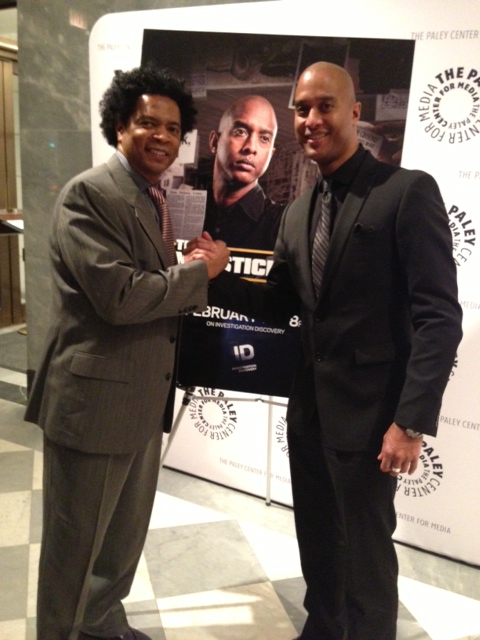 Joe James and Keith Beauchamp 2013 Injustice Files Screening for the Discover Channel.