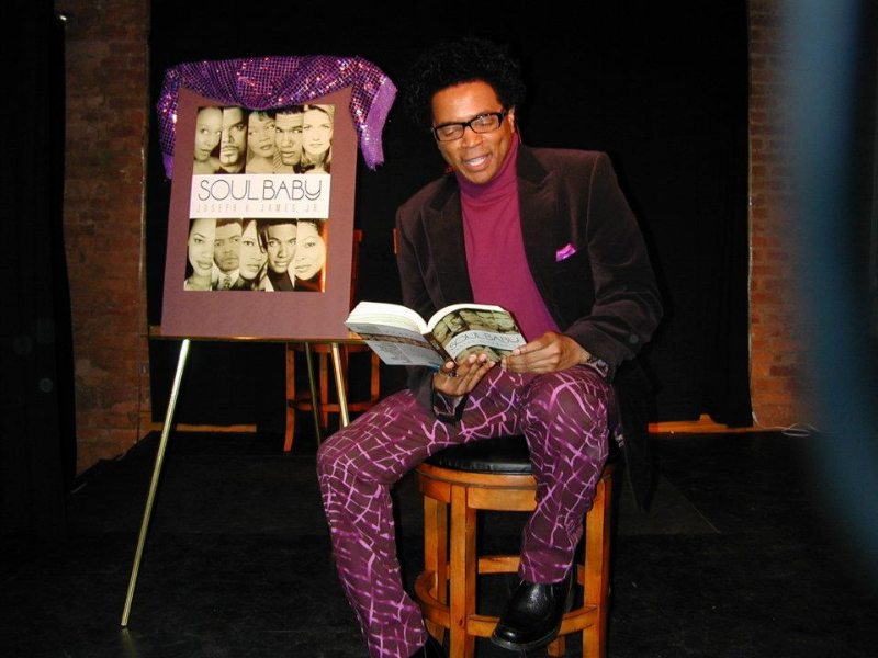 #JoeJames Joe James Author and Writer Soul Baby Book signing. Reading a chapter to the audience. #author #writer