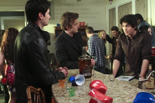 Still of Robert Buckley, James Lafferty and Eric McIntire in One Tree Hill (2003)