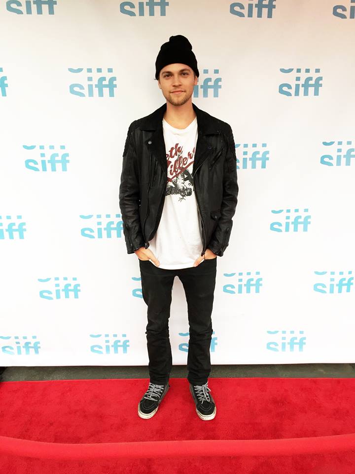 Alexander Calvert at The Automatic Hate screening at Seattle International Film Festival