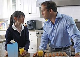 Still of Cassidy Lehrman with Jeremy Piven in Entourage