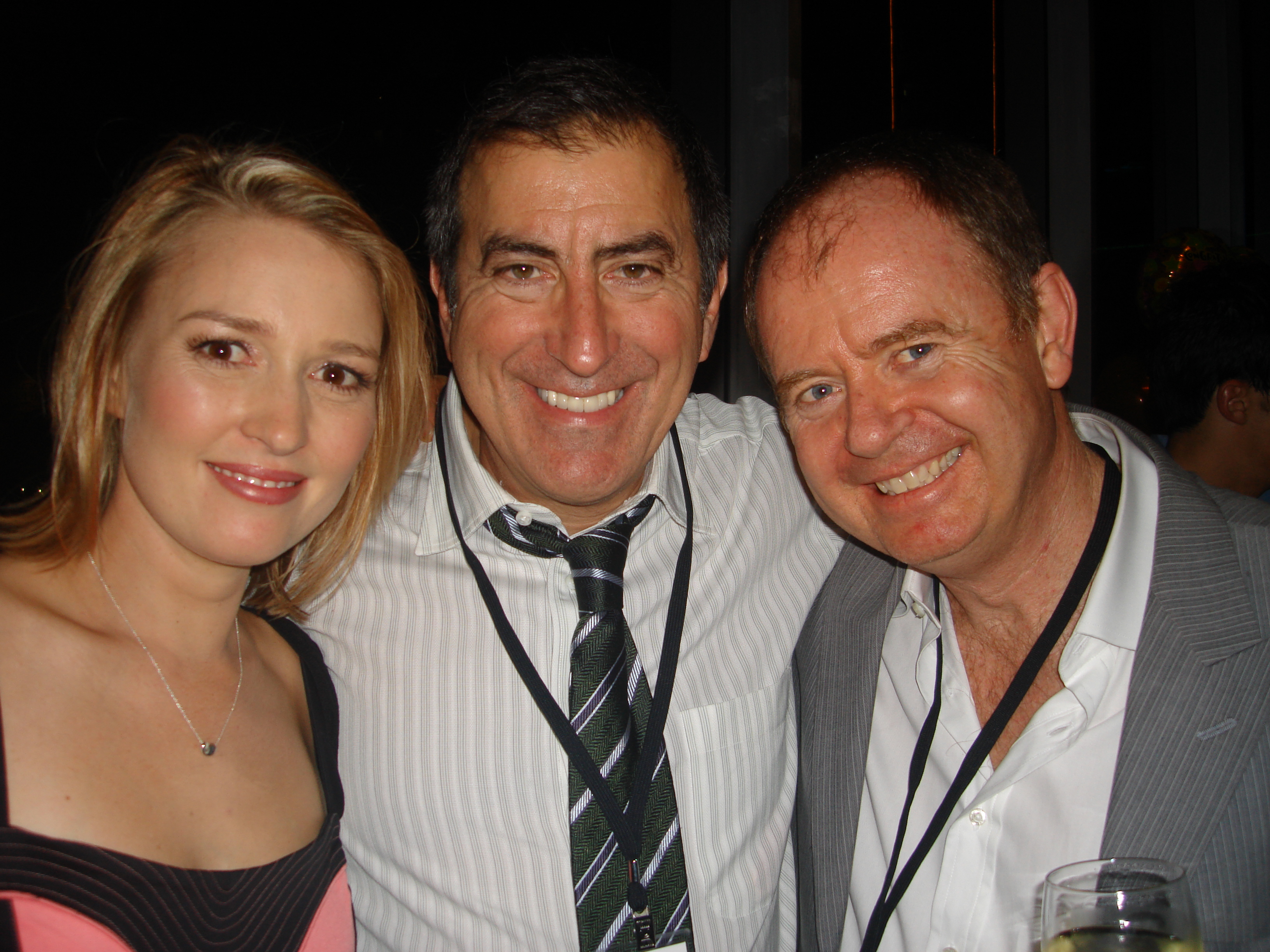 With Penny Murden and Director Kenny Ortega at the premiere of 'The Boy From Oz - Arena Spectacular' starring Hugh Jackman in 2006.
