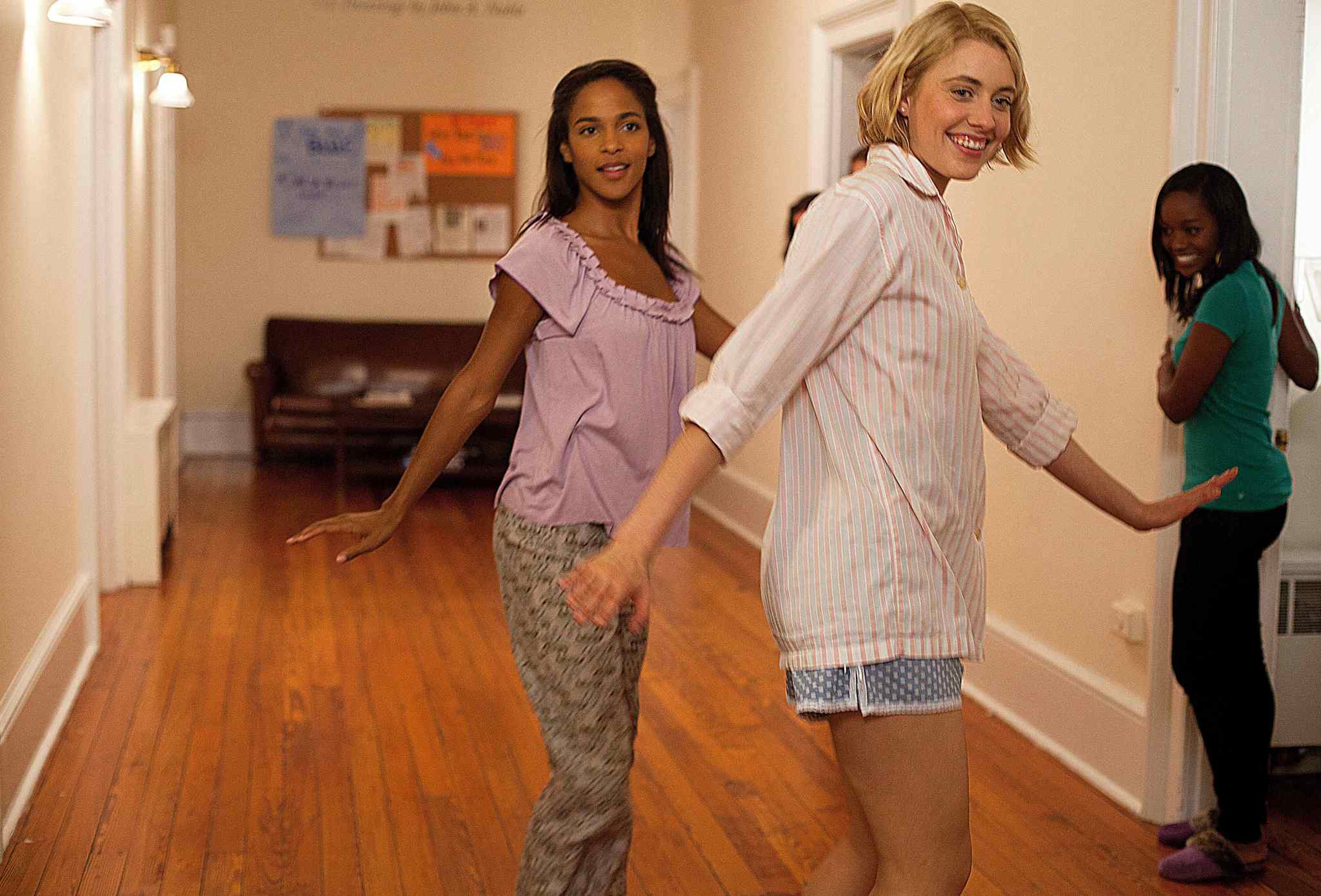 Still of Megalyn Echikunwoke and Greta Gerwig in Damsels in Distress (2011)