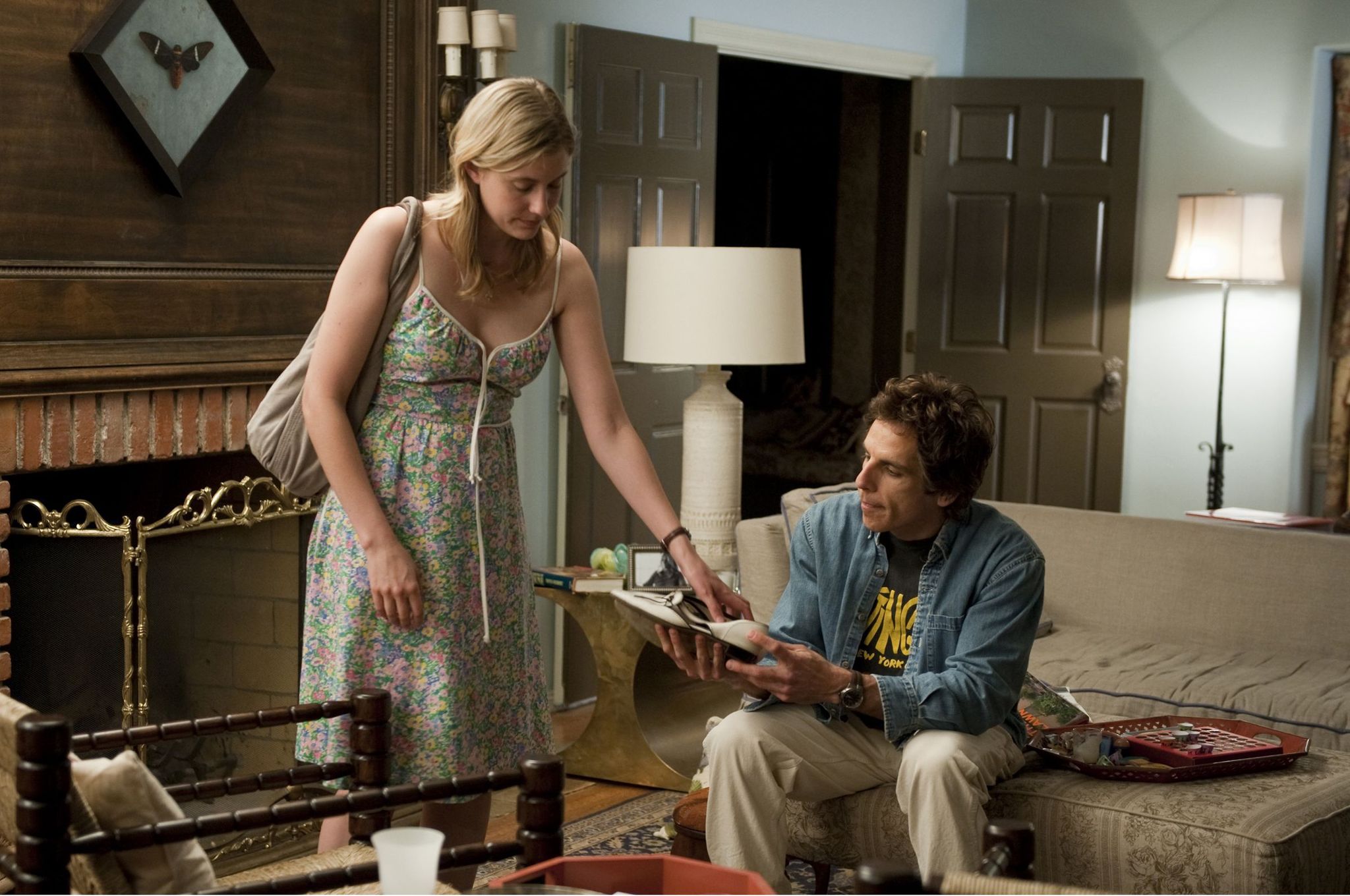 Still of Ben Stiller and Greta Gerwig in Greenberg (2010)