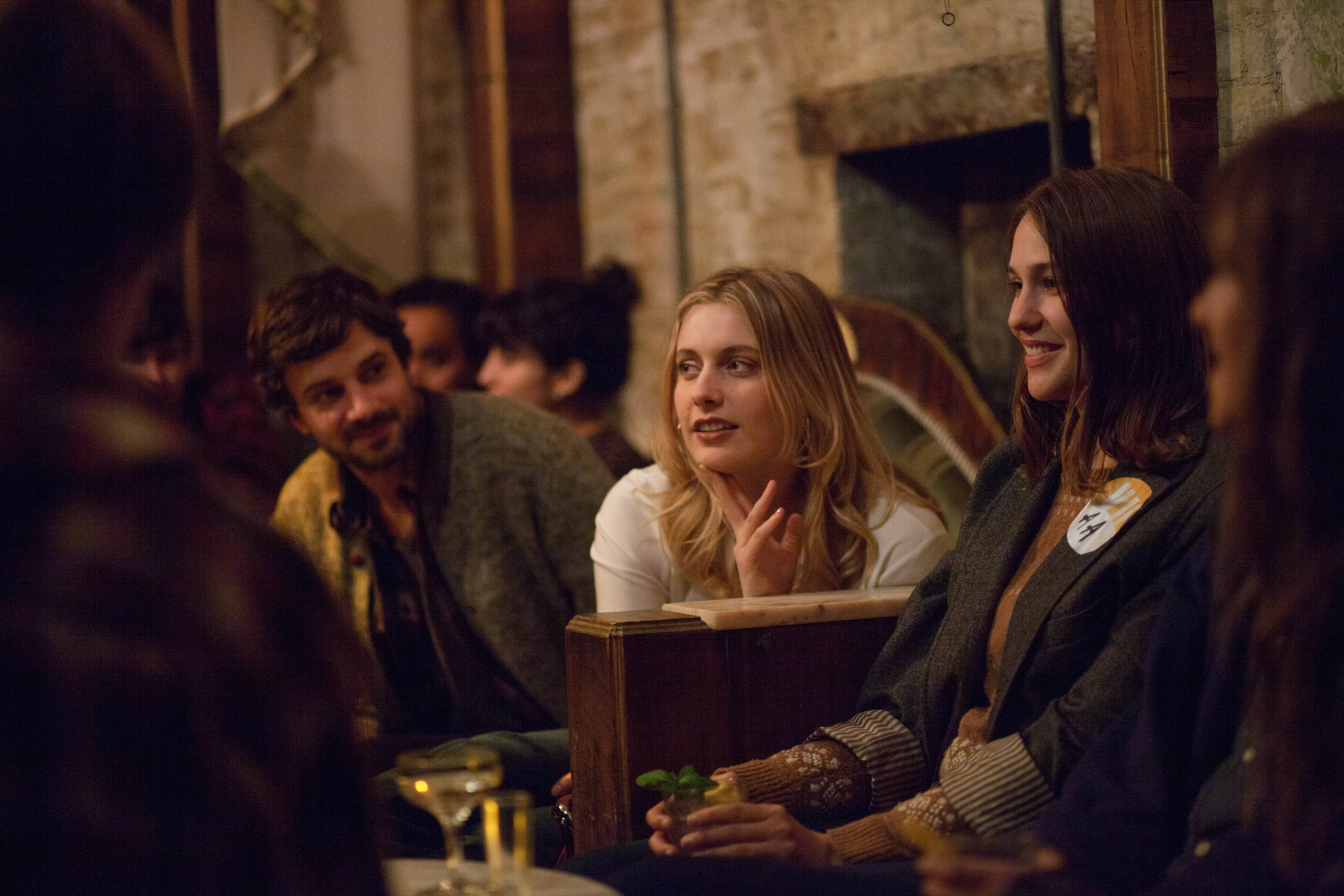 Still of Greta Gerwig, David Feeney-Mosier and Lola Kirke in Mistress America (2015)