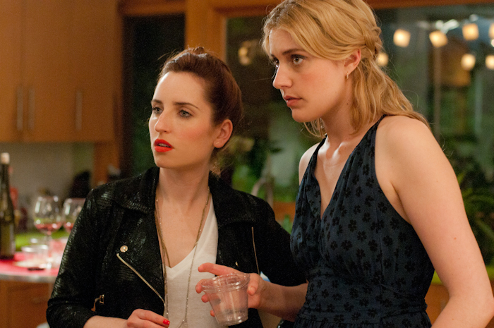 Still of Zoe Lister-Jones and Greta Gerwig in Lola Versus (2012)