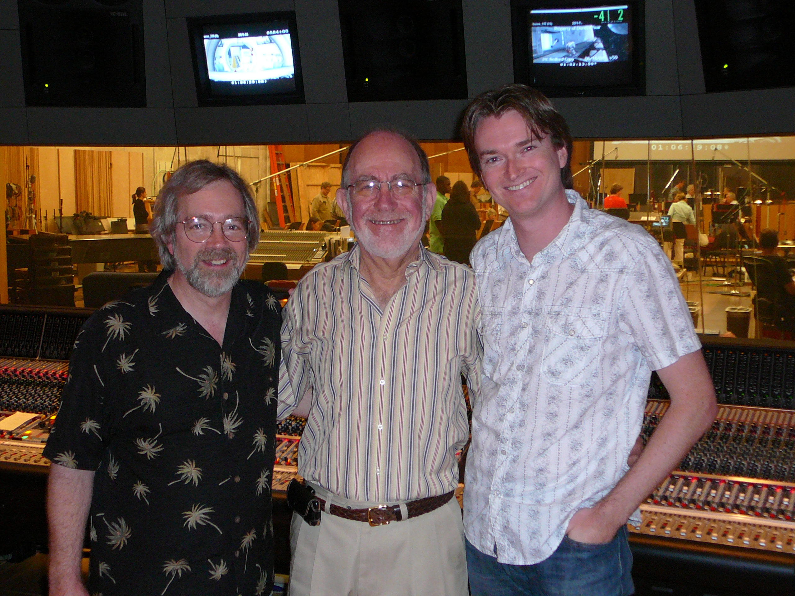 J.A.C. Redford, Armin Steiner, & Jason Livesay recording Disney/Pixar's 