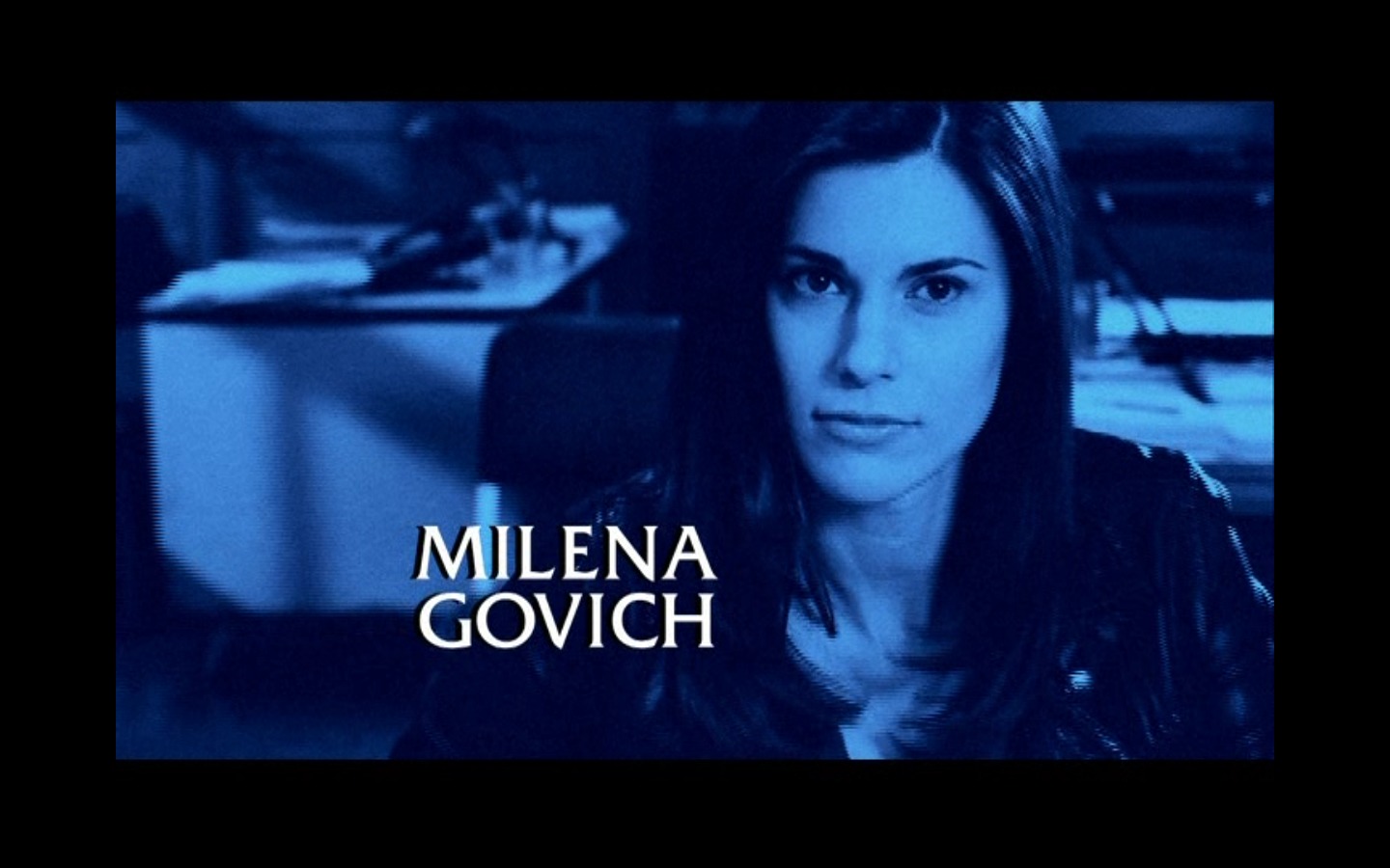 Milena Govich / Law & Order opening credits