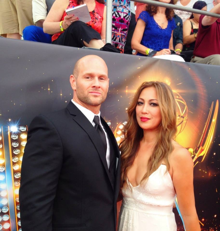 Rich Celenza and Sheena Gao at the 2013 Emmys.