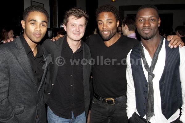 Lower Ninth Press night. Anthony Welsh, Beau Williman, Ray Fearon, Richie Campbell