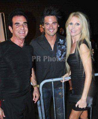 Tony Tarantino, Chris Winters, and Susan Kennington attends Devon Guzzie 29th Birthday Celebration at Empire Nightclub in Hollywood