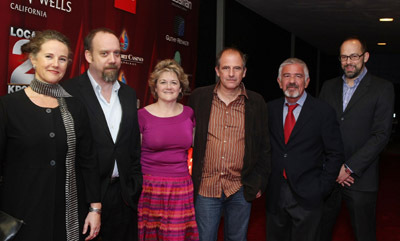 Bonnie Arnold, Helen Du Toit, Paul Giamatti, Carl Spence and Darryl Macdonald at event of The Last Station (2009)