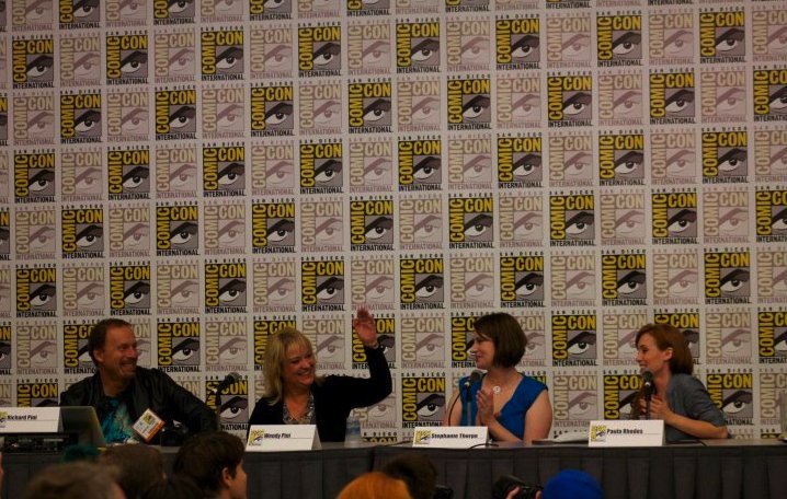 ElfQuest: A Fan Imagining panel at San Diego Comic Con 2011 Richard Pini, Wendy Pini, Stephanie Thorpe, Paula Rhodes